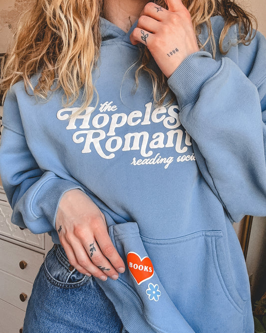 Hopeless Romantic Reading Society Puff Hoodie