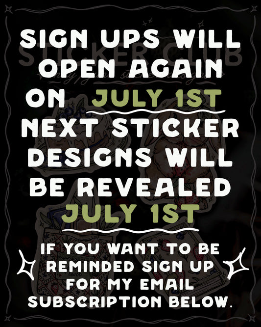 Bimonthly Sticker Club Subscription