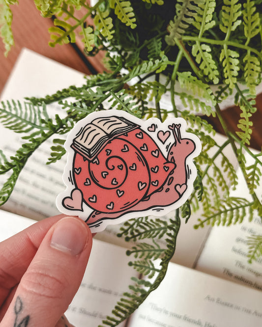 Bookish Snail Stickers *Individual*