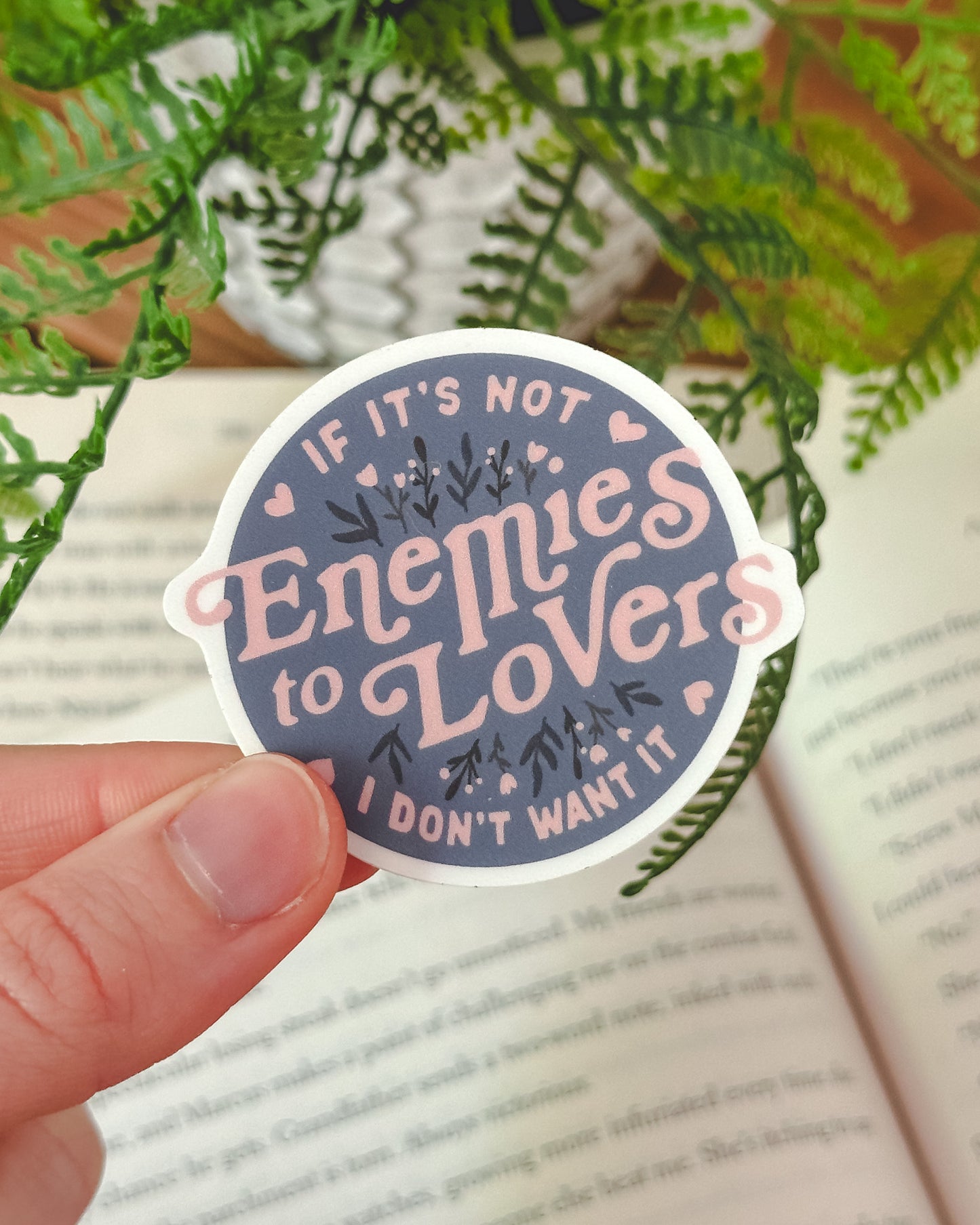 Enemies to Lovers Trope Sticker