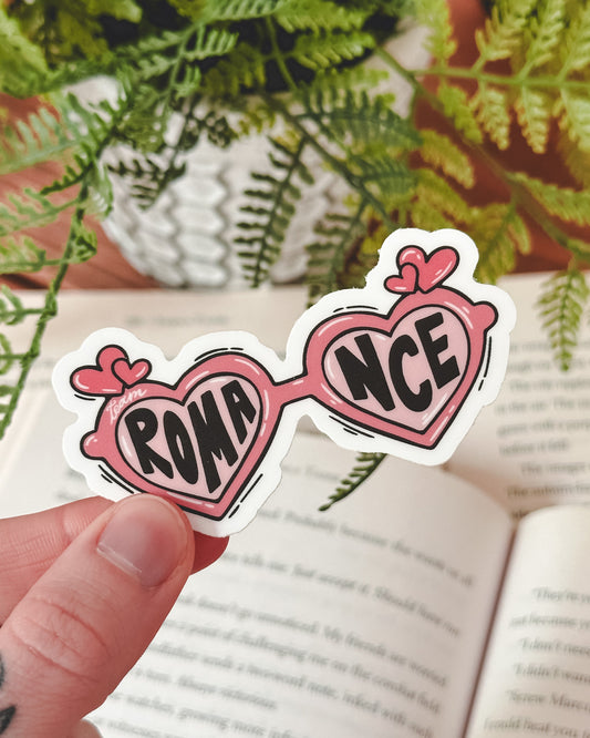 Romance Heart Shades Sticker