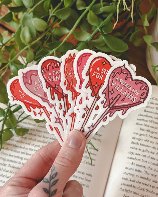 Bookish Sucker Stickers *Individual*