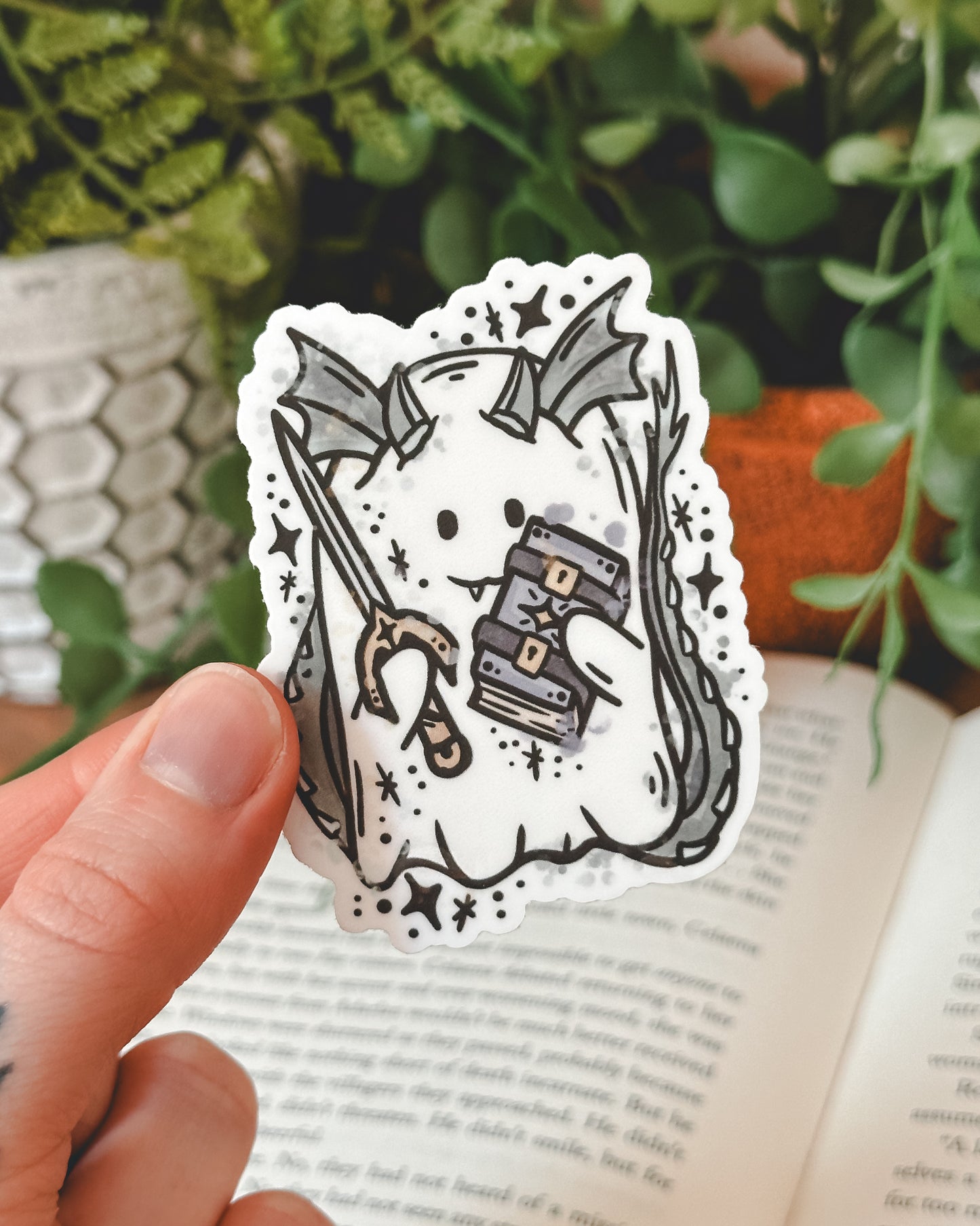 Fantasy Sword Ghosty Sticker