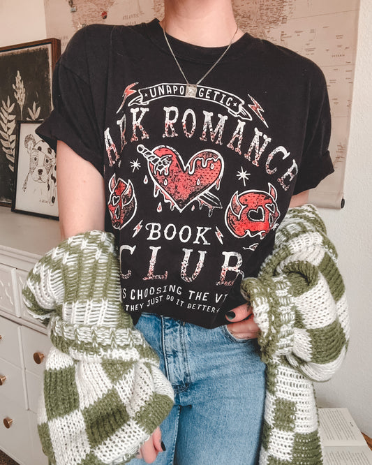 Dark Romance Book Club Tee - Black