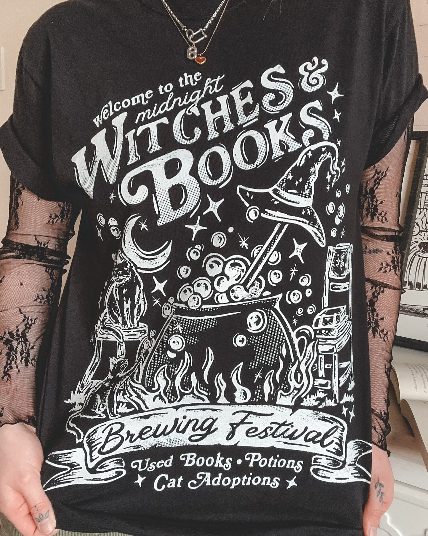 Witches Brewing Festival Tee - Black