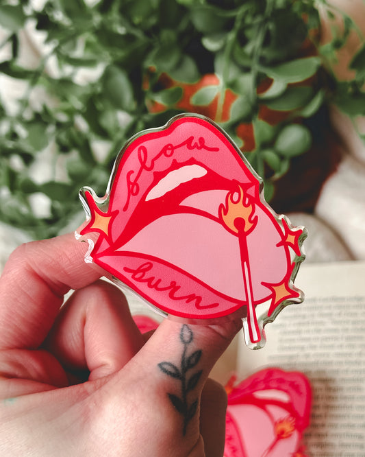Slow Burn Lips Kindle/Phone Grip