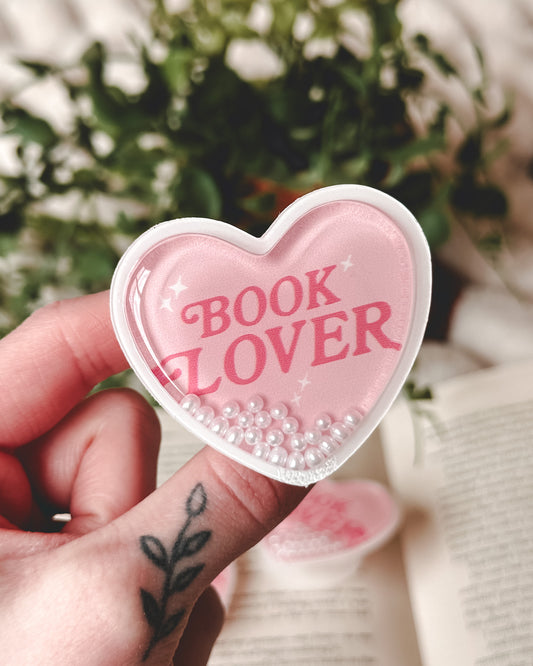 Book Lover Pink Kindle/Phone Grip