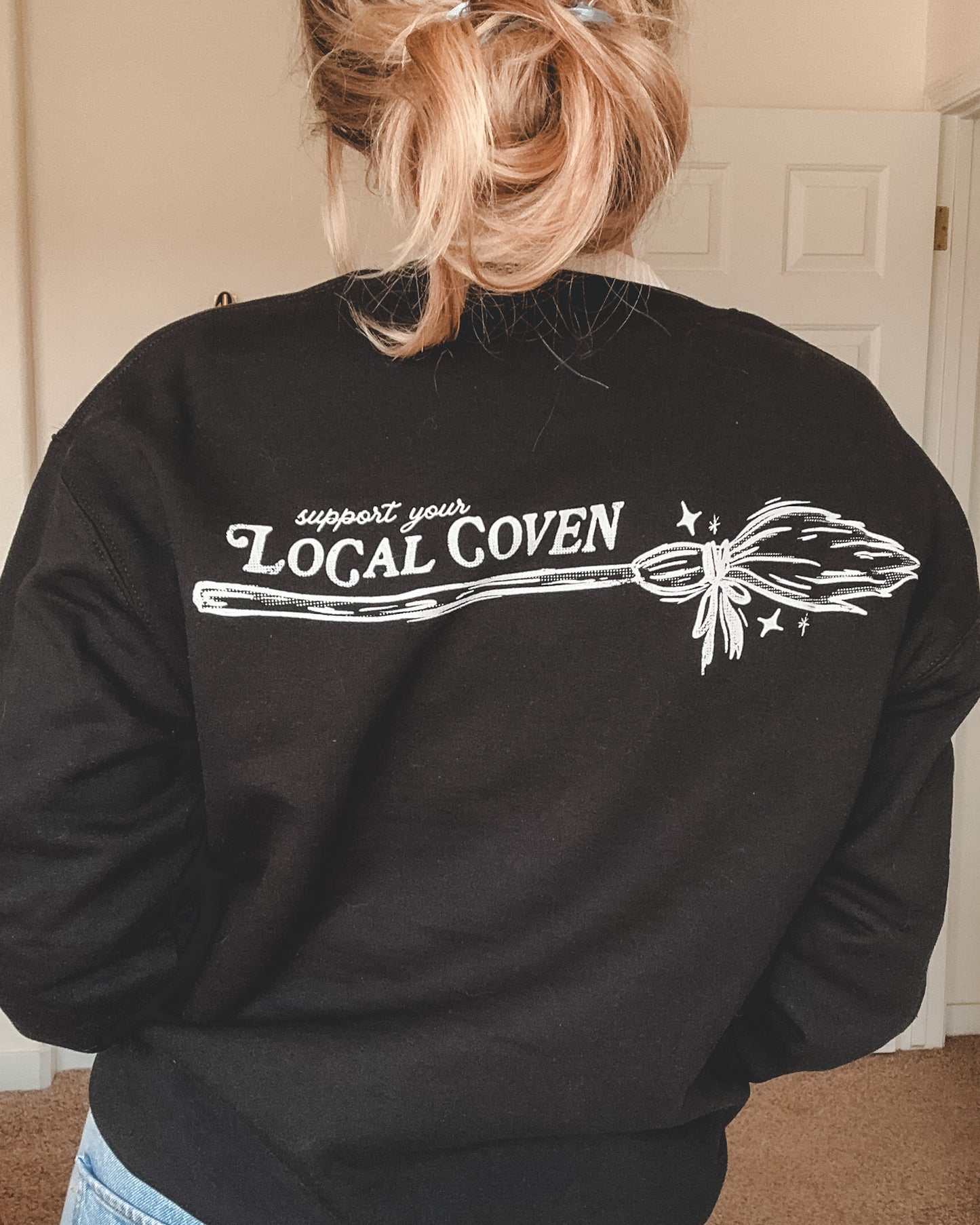 Witches Brewing Festival Crewneck Sweatshirt - Black