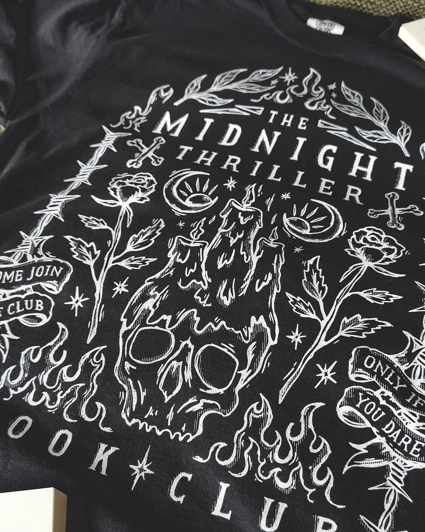 Midnight Thriller Book Club Tee - Black
