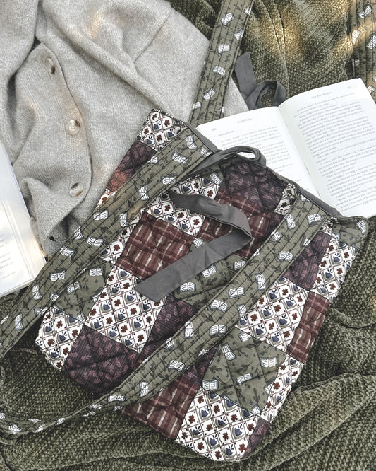 Quilted Book Bag