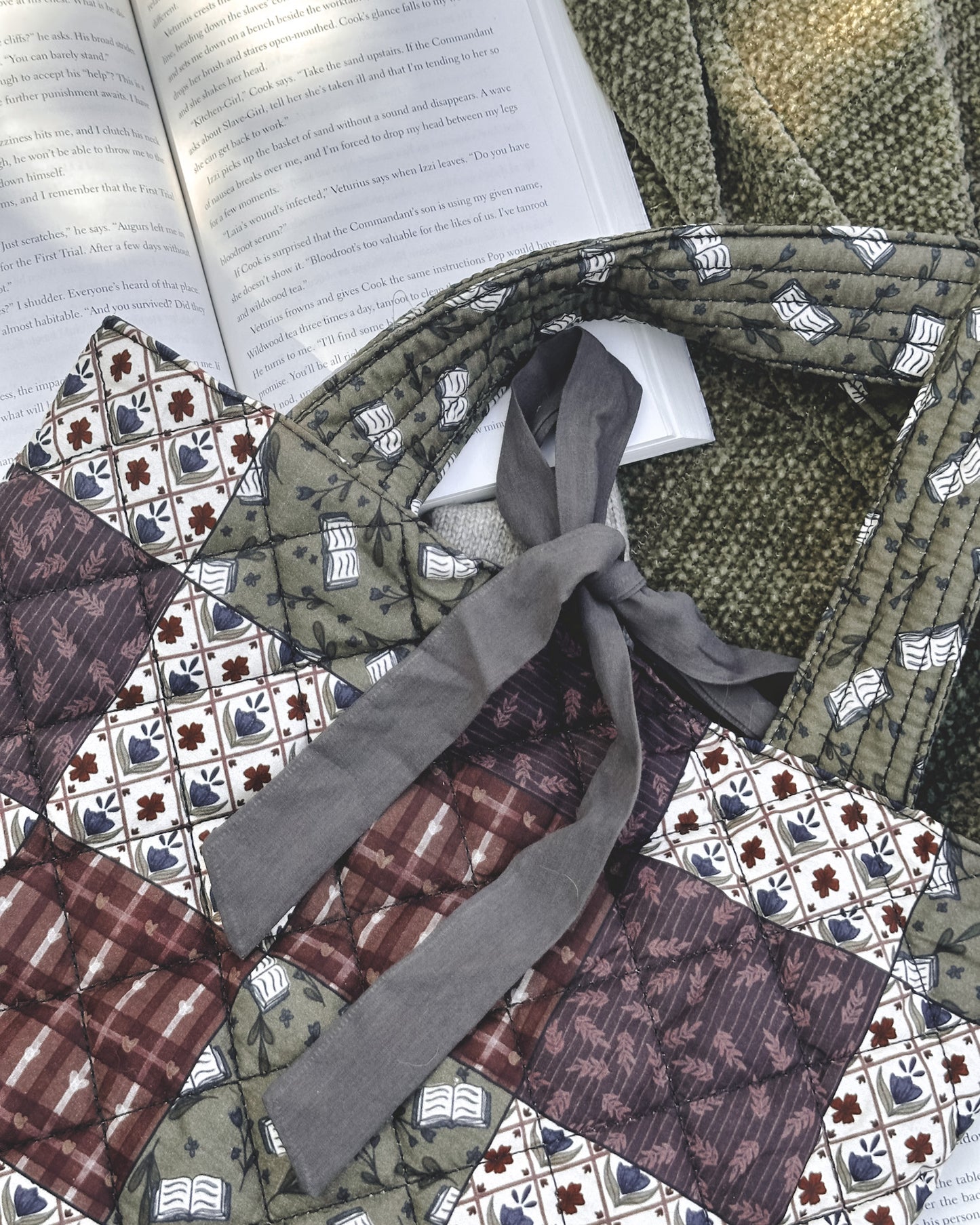 Quilted Book Bag