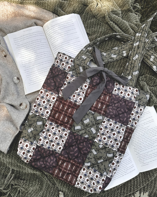 Quilted Book Bag