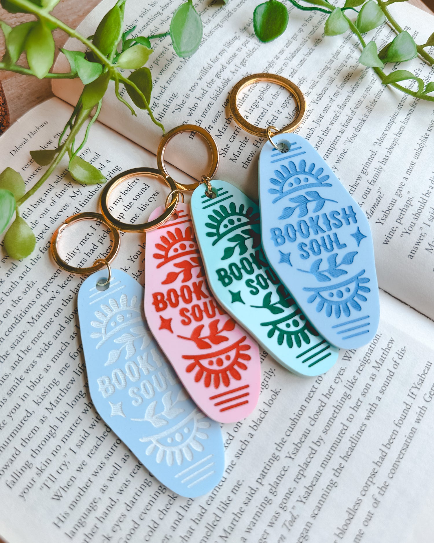 BOOKISH KEYCHAINS