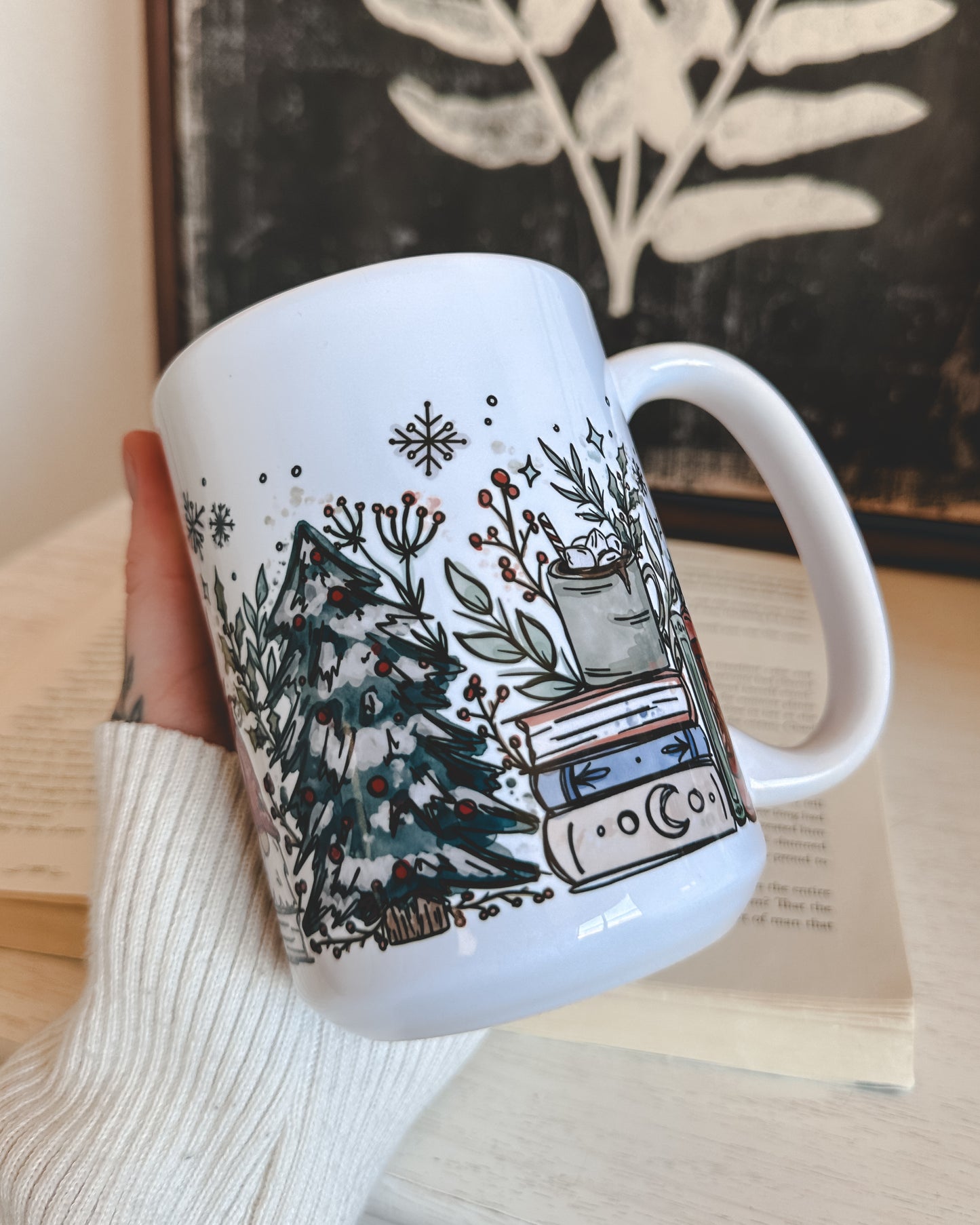 Winter Bookish Mug *11oz, 15oz, or 20oz*