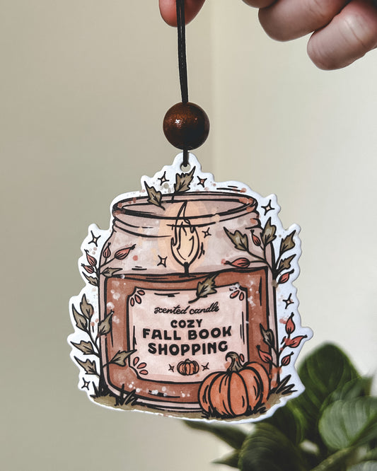 Candle Air Freshener - Fall Book Shopping