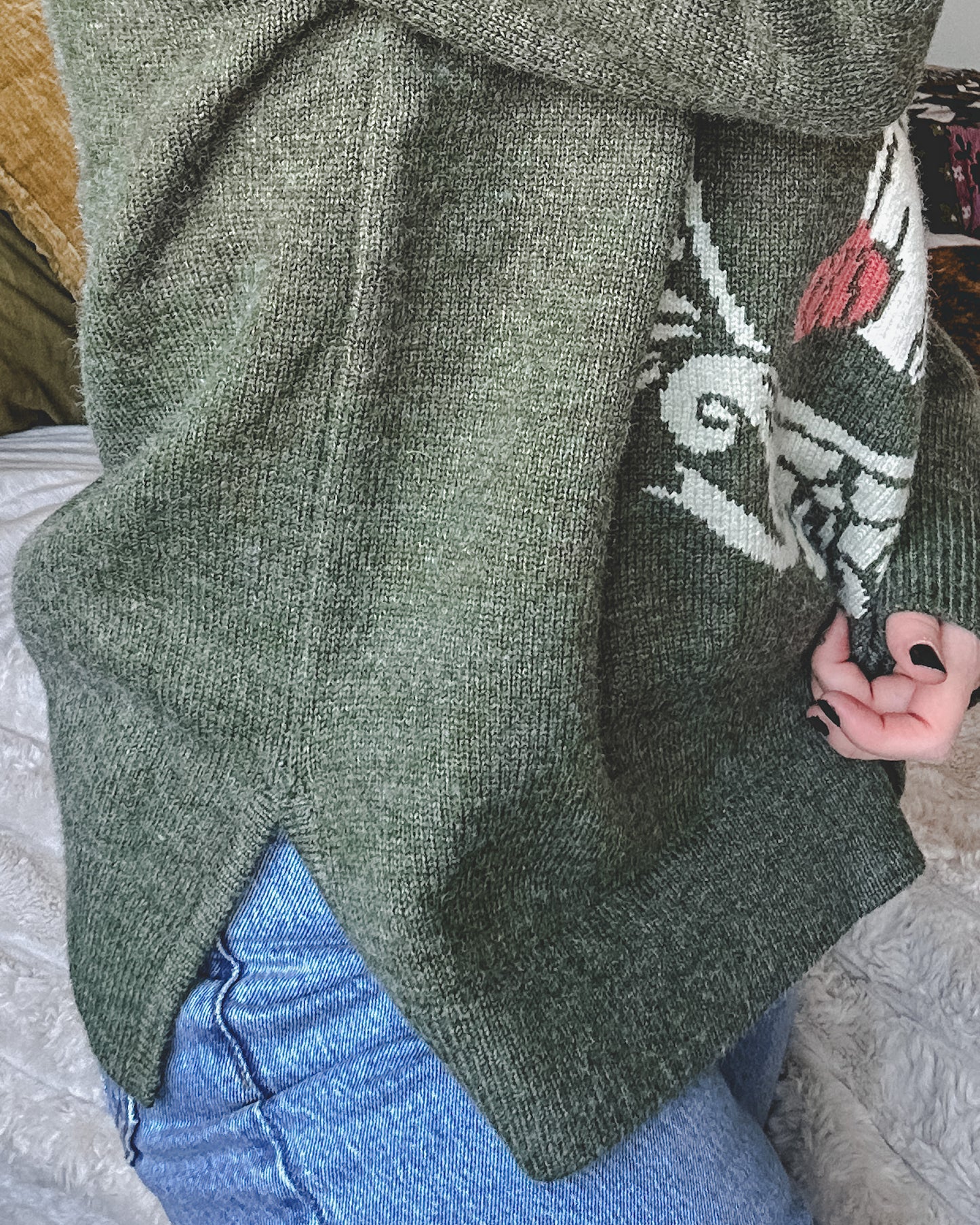 Reading Ghost Knit Sweater *MARKED DOWN*