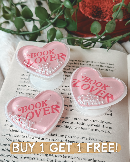Book Lover Pink Kindle/Phone Grip