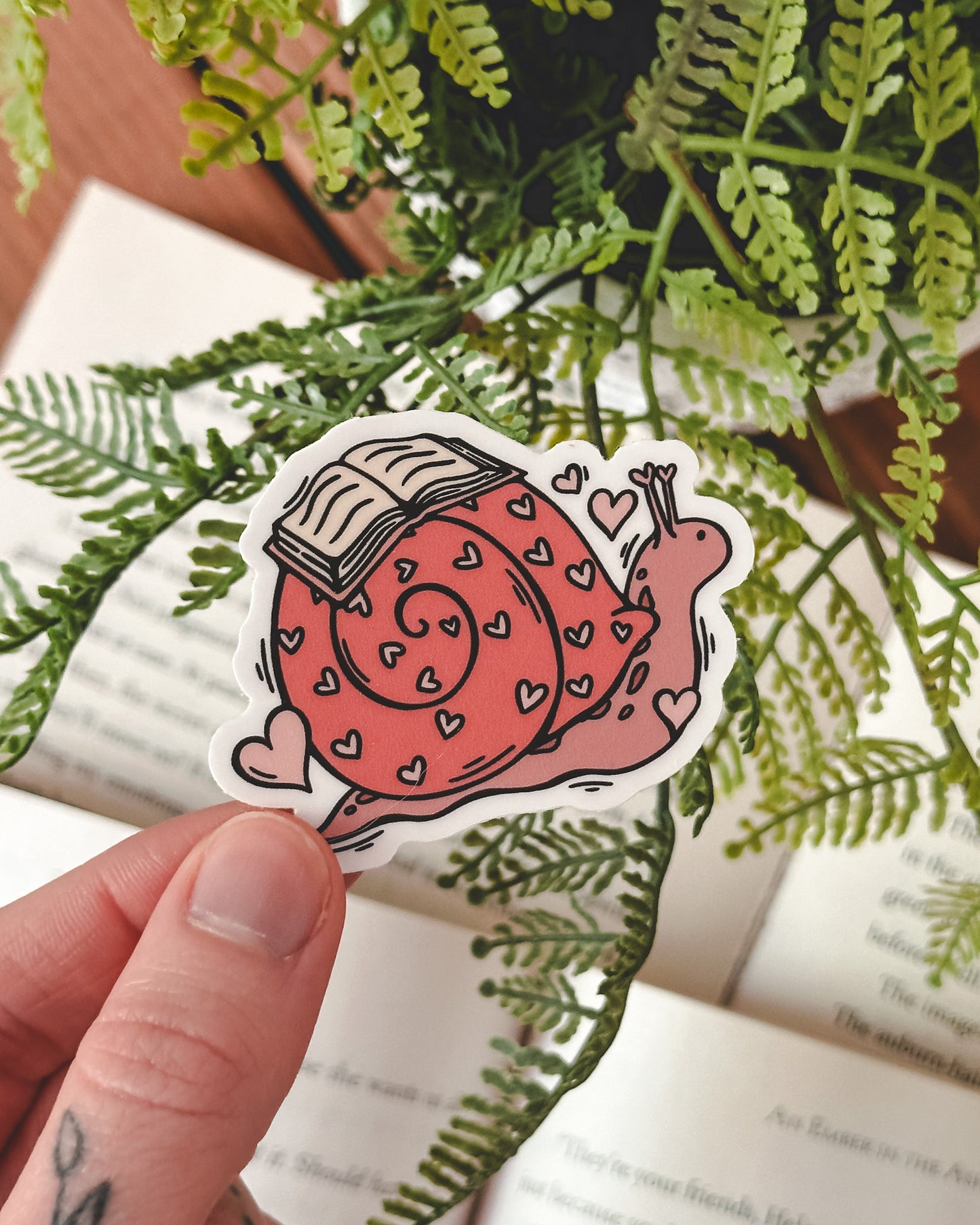 Heart Snail Sticker