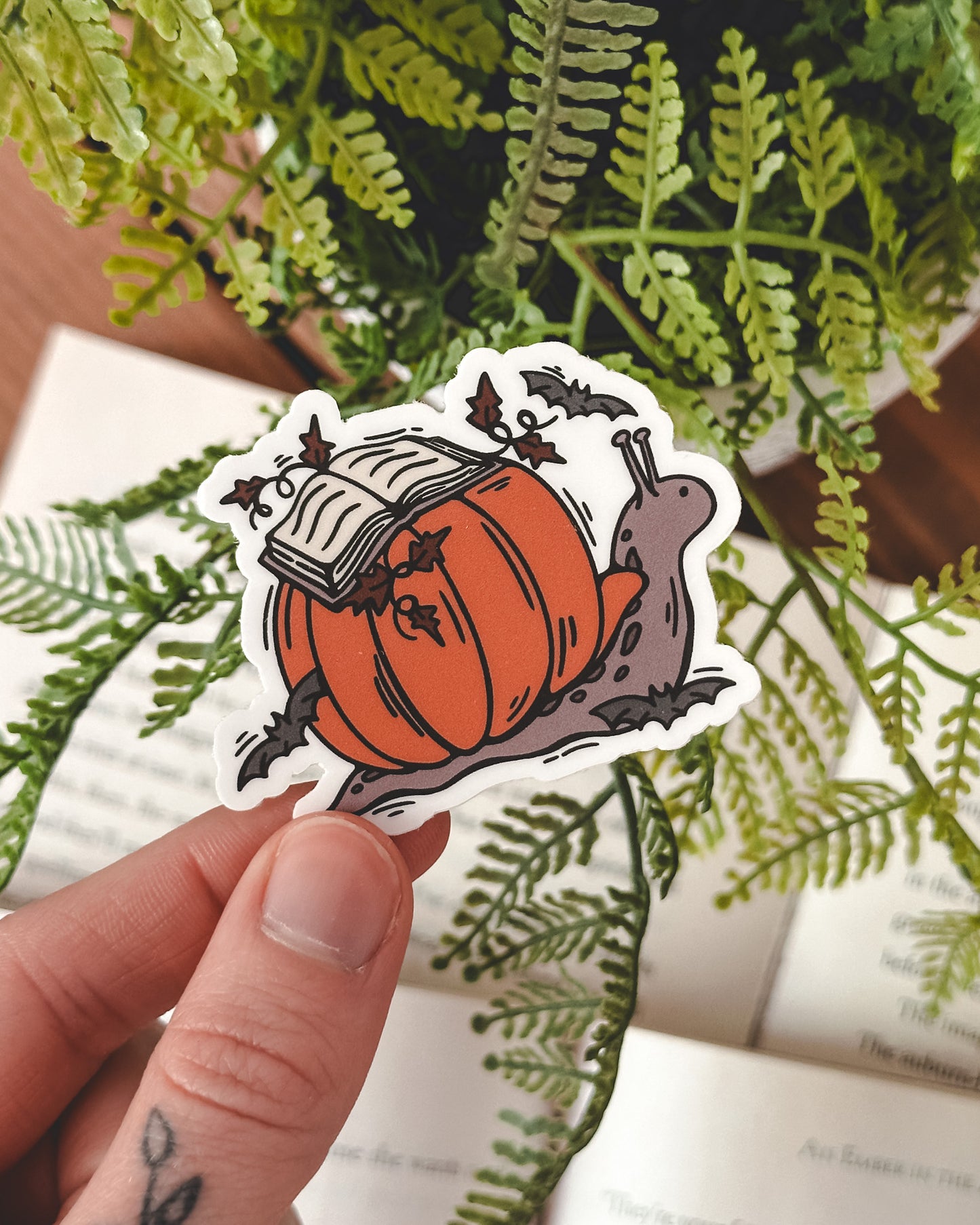 Pumpkin Snail Sticker