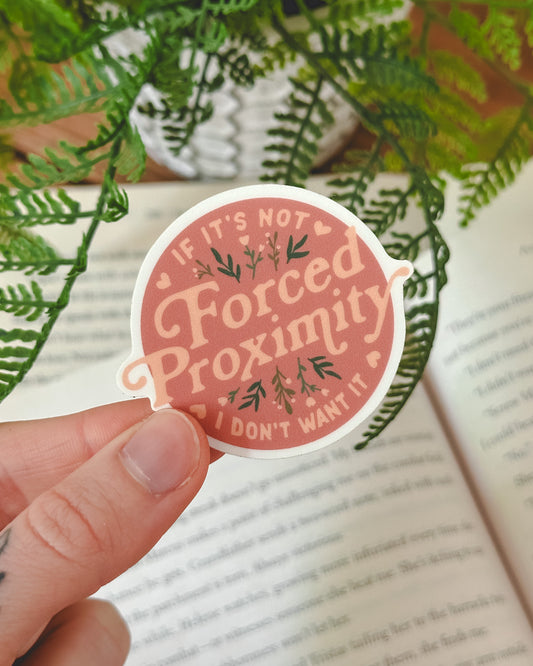 Forced Proximity Trope Sticker