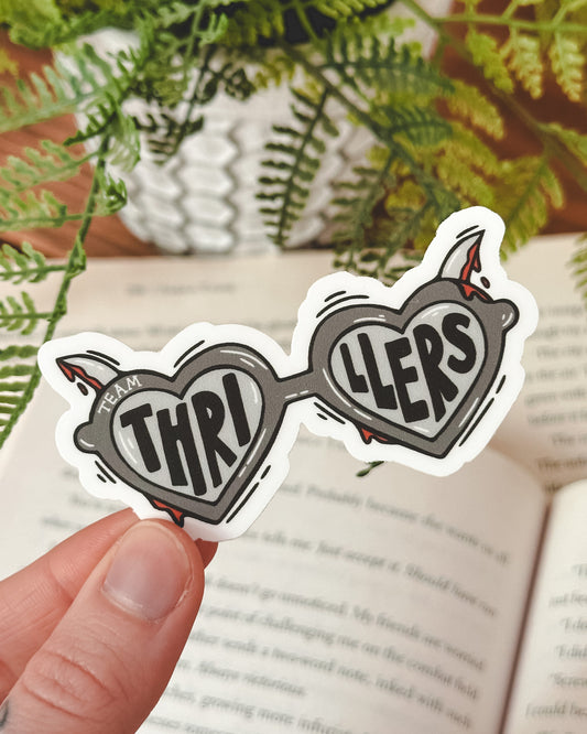 Thrillers Heart Shades Sticker