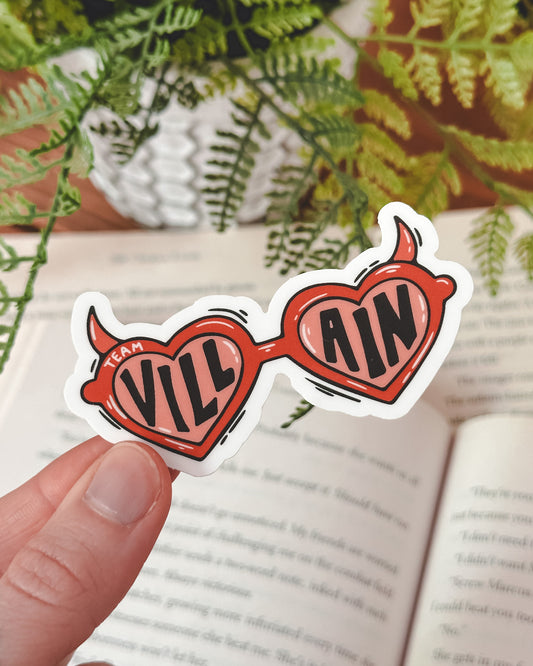 Villain Heart Shades Sticker