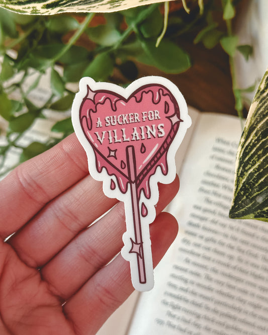 Villains Sucker Sticker