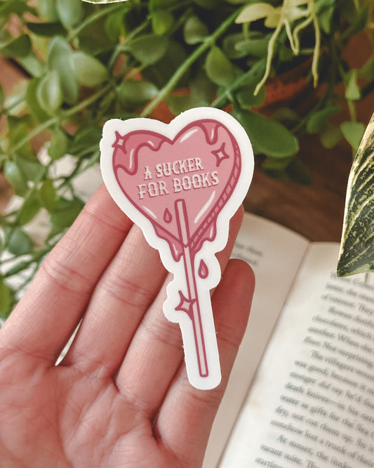 Books Sucker Sticker