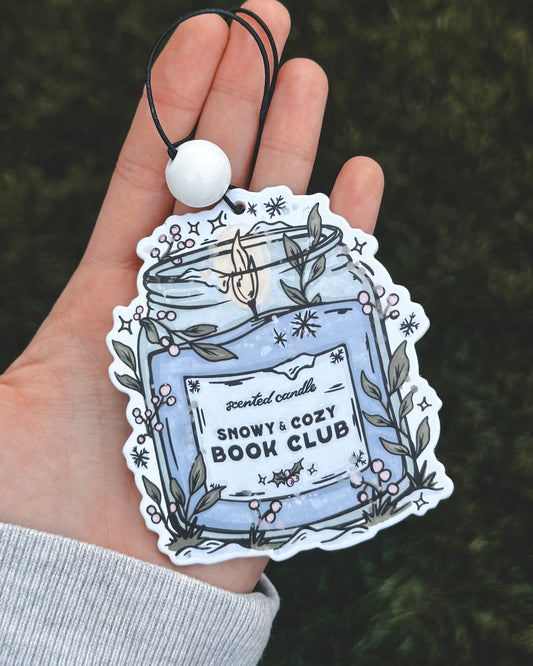 Candle Air Freshener - Snowy & Cozy Book Club