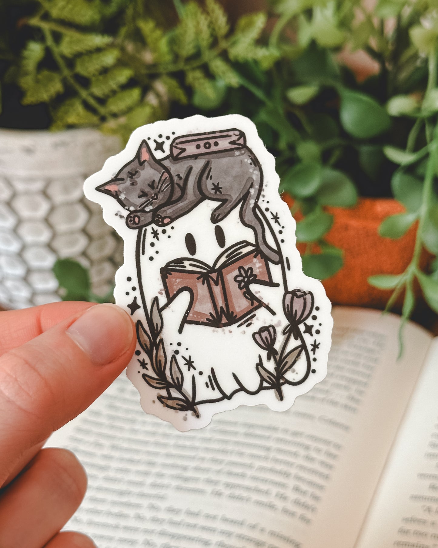 Kitty & Ghosty Sticker