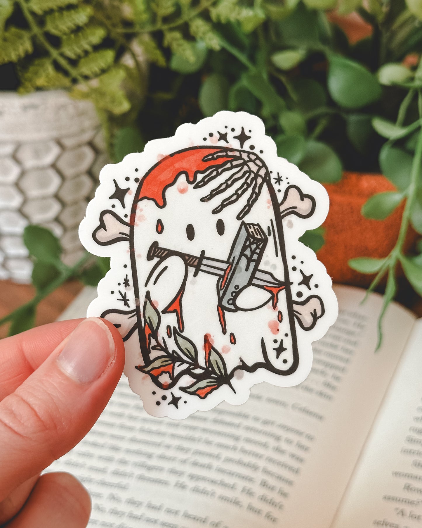 Horror Ghosty Sticker