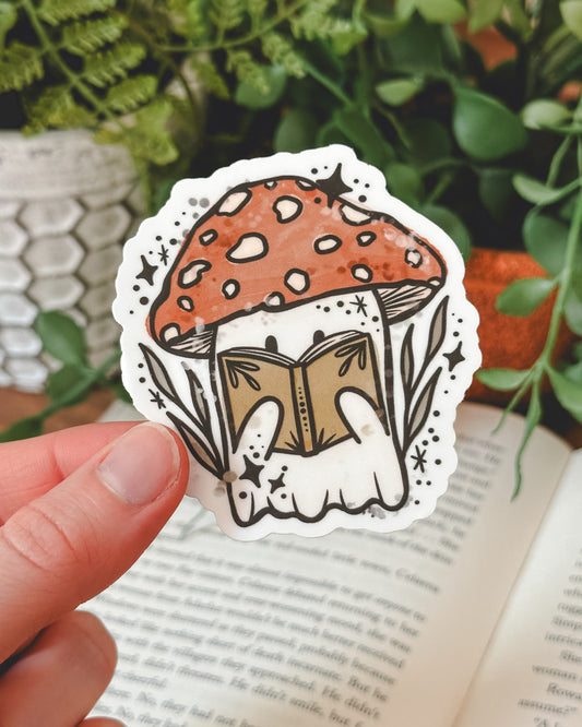 Mushroom Ghosty Sticker