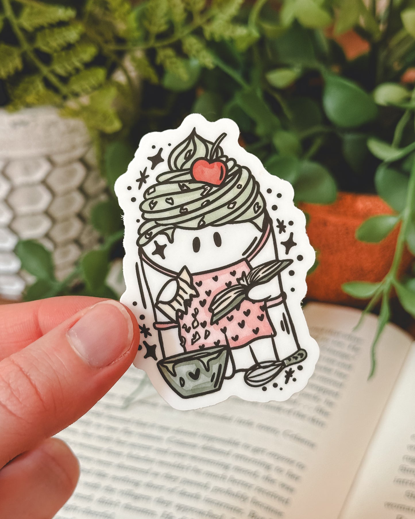 Baking Ghosty Sticker