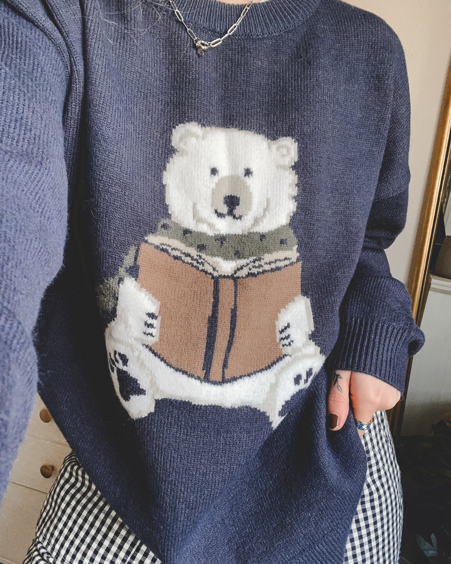 Bookish Winter Knit Sweater *MARKED DOWN*