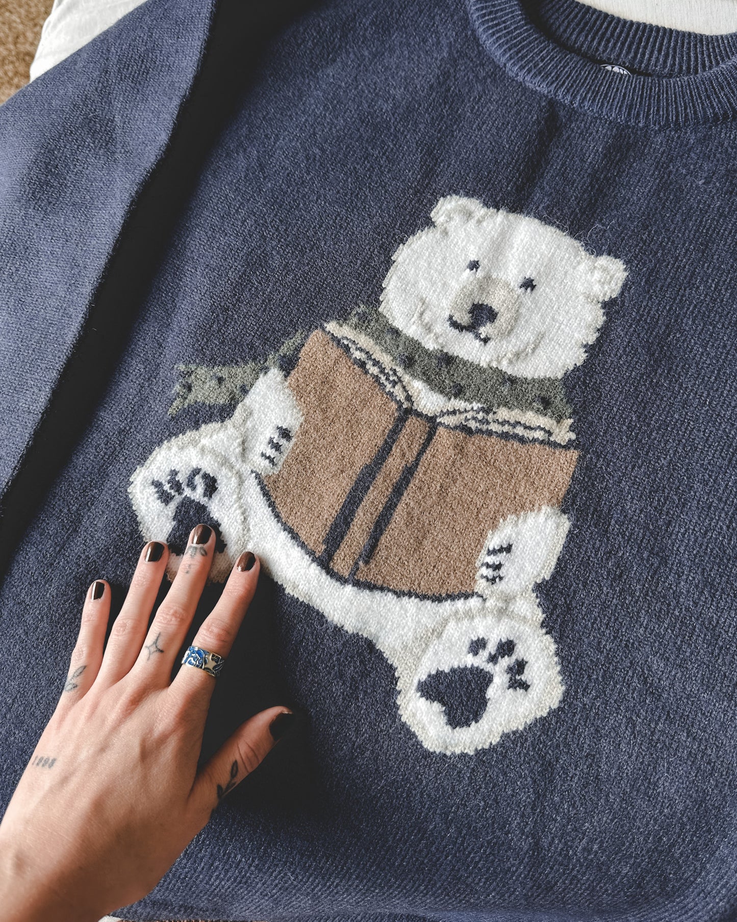 Bookish Winter Knit Sweater *MARKED DOWN*