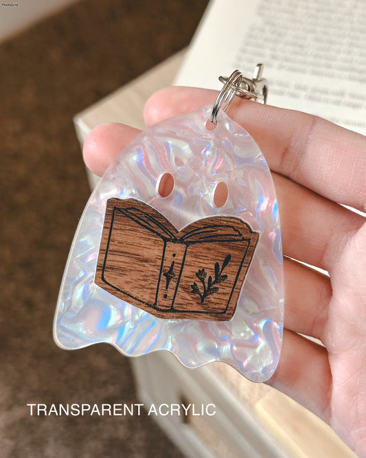 Reading Ghosty Keychain