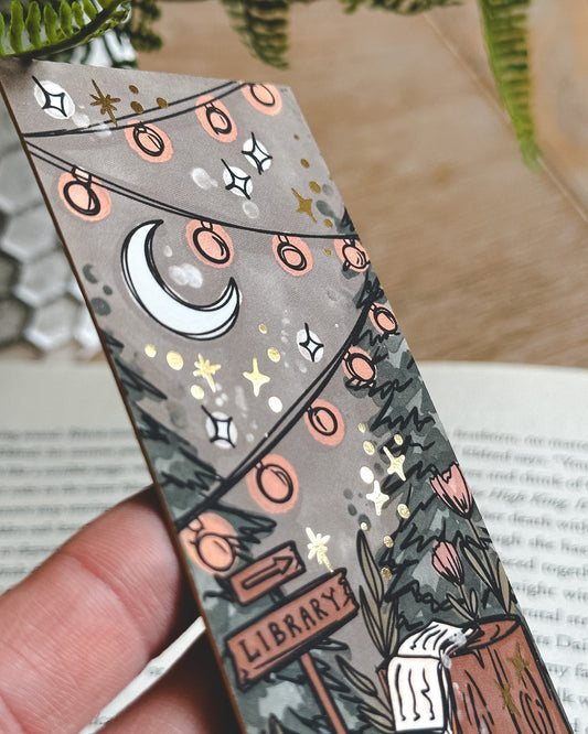 Foiled Forest Bookmark