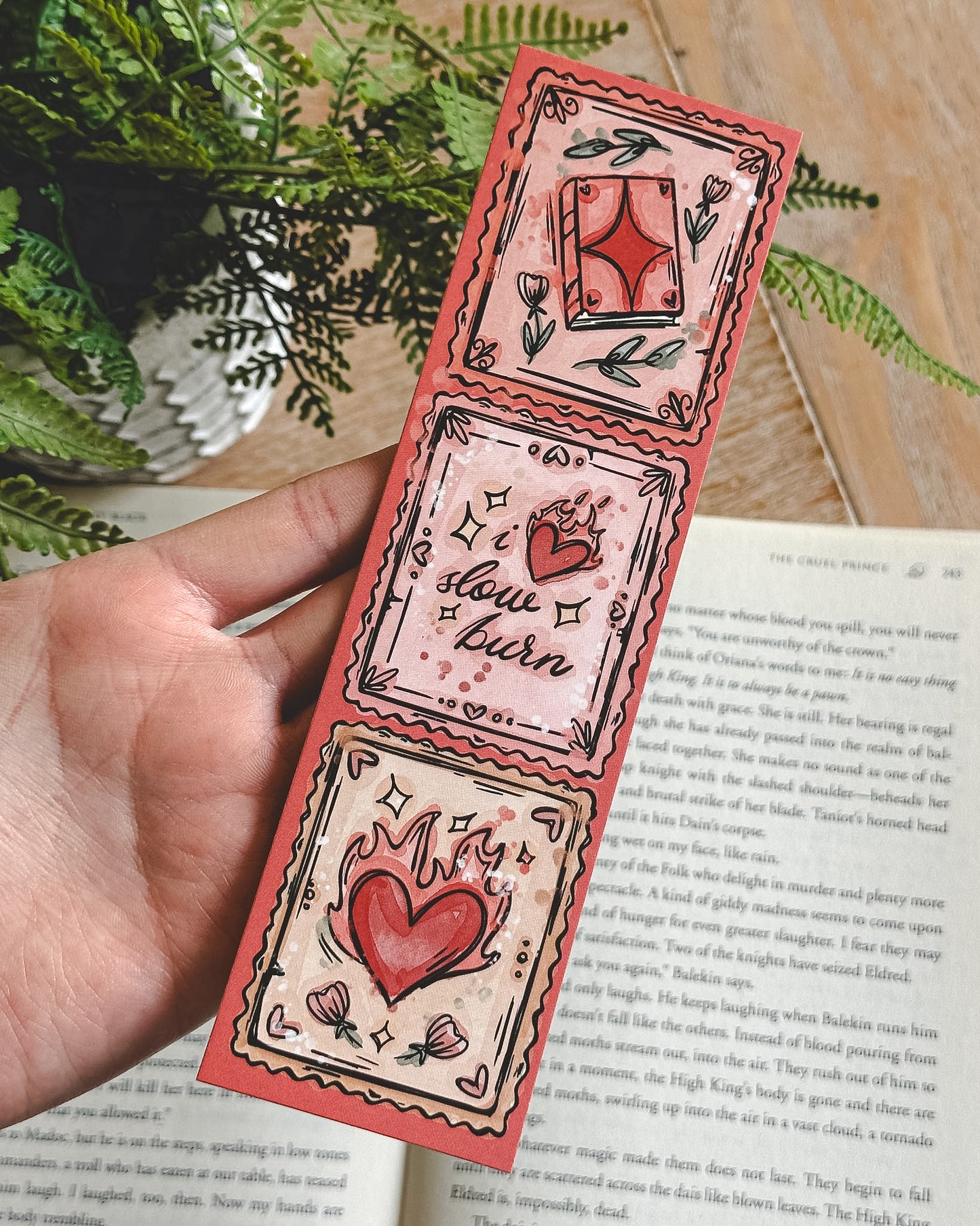 Slow Burn Stamp Bookmark