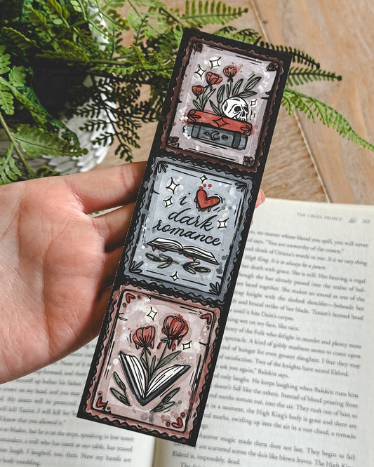 Dark Romance Stamp Bookmark