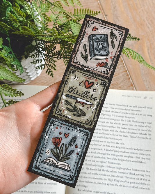 Thriller Stamp Bookmark