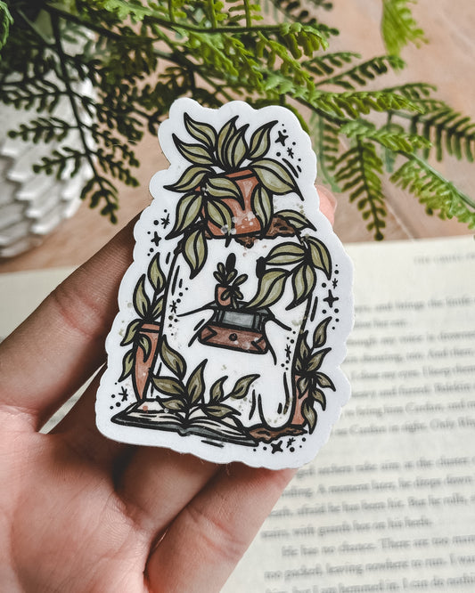 Plant Lover Ghosty Sticker
