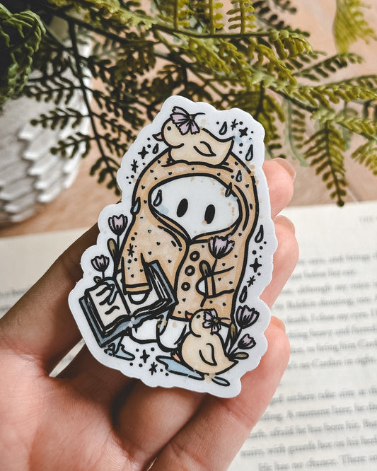 Raincoat Ducky Ghosty Sticker
