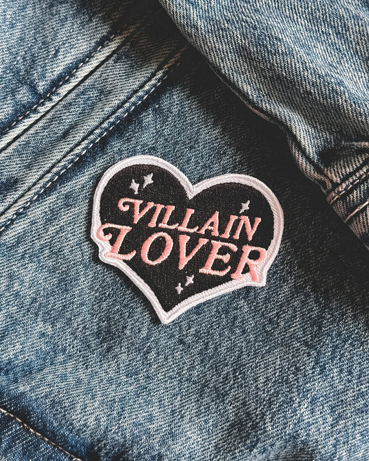 Villain Lover Heart - Iron on Patch