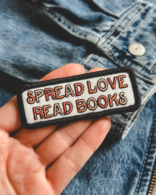 Spread Love Read Books - Iron on Patch