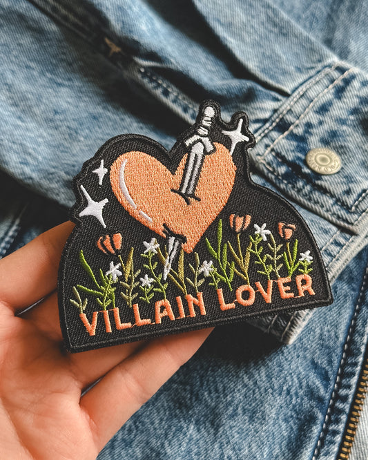 Villain Lover Dagger - Iron on Patch