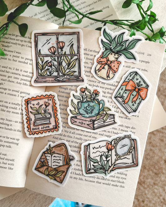 Cute Florals Themed Sticker Pack