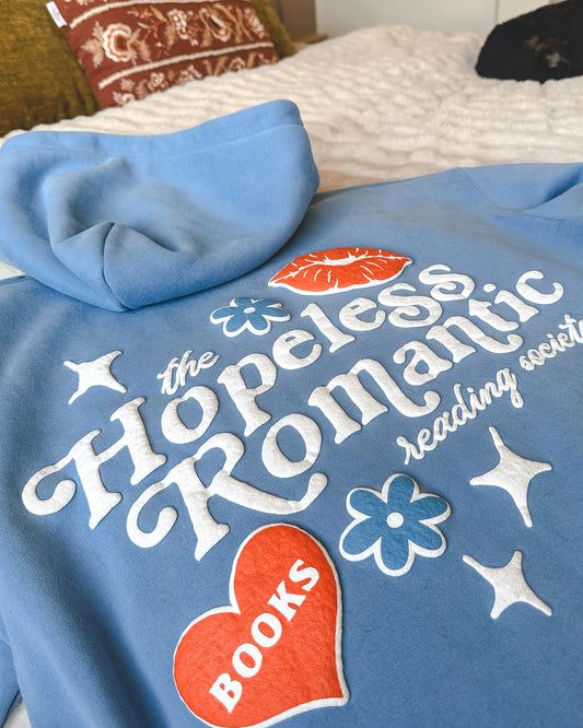 Hopeless Romantic Reading Society Puff Hoodie