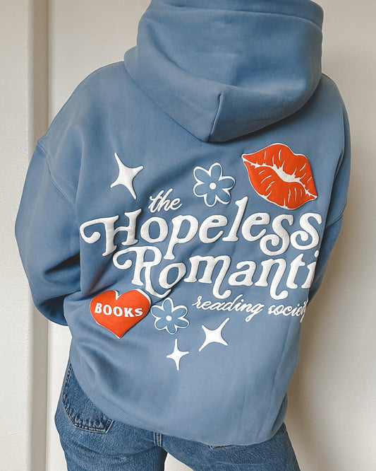 Hopeless Romantic Reading Society Puff Hoodie