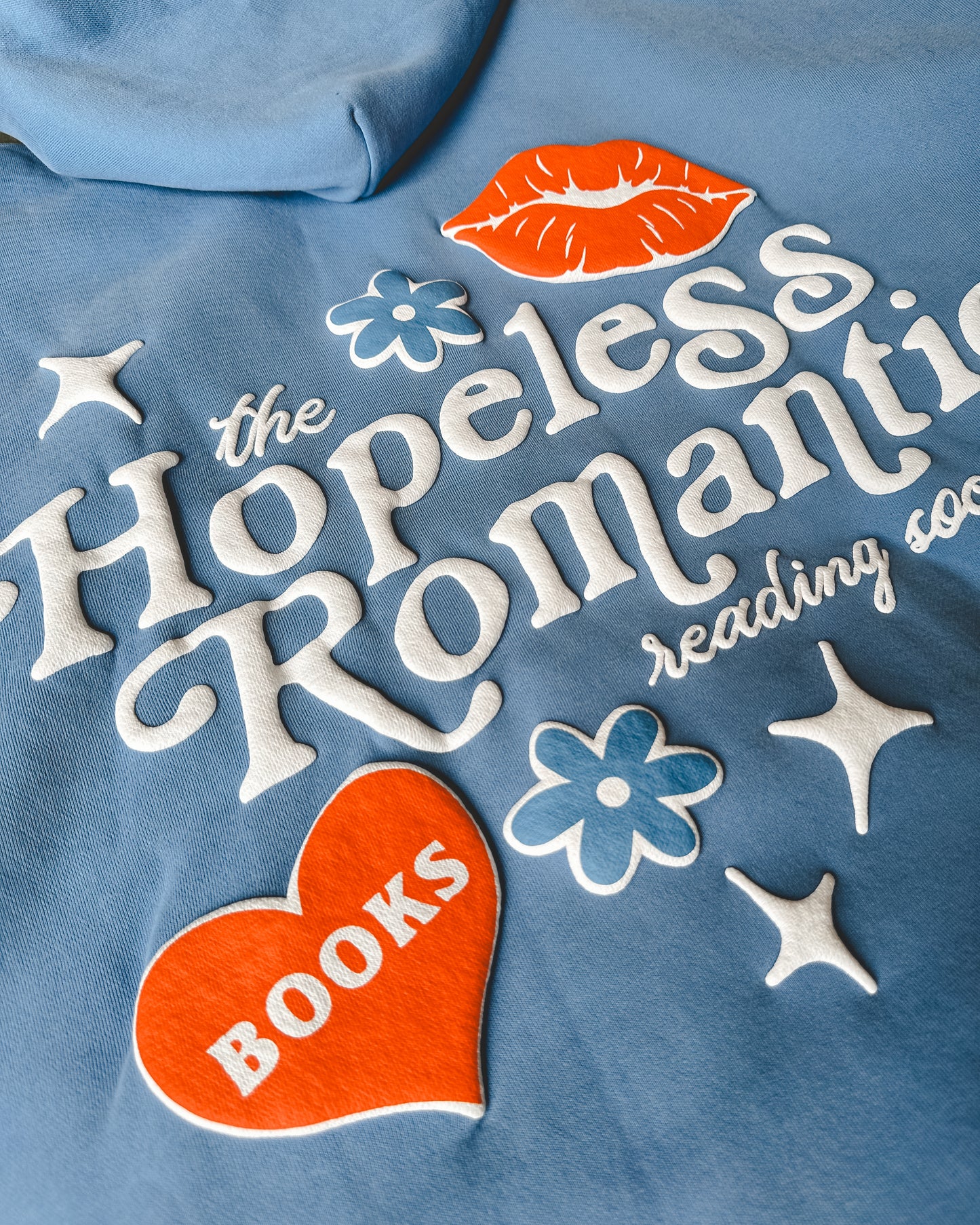 Hopeless Romantic Reading Society Puff Hoodie