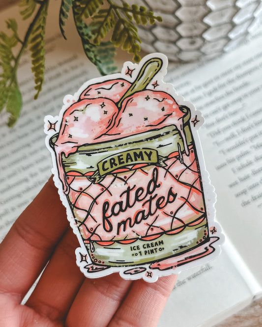Fated Mates Ice Cream Sticker